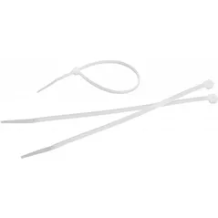 Set de unelte de mână Tolsen Colier din nailon pentru cabluri 4.8x400 mm alb (50112)