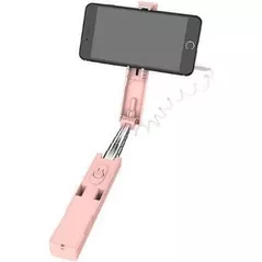 Trepied Borofone BY3 3.5mm remote, Pink