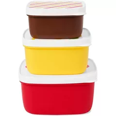 Посуда для кормления Skip Hop 9H776210 Set 3 cutii pentru pranz Zoo Maimuta