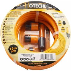 Furtun Hoteche 373154 ШЛАНГ ПОЛИВОЧНЫЙ 1/2" (БУХТА 15М) + НАБОР НАСАДОК 4ШТ.