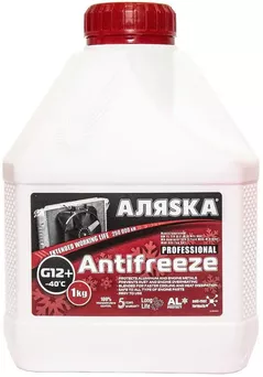 Антифриз Аляска G12+ -30 1kg. (красный)
