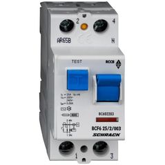 Автомат дифференциальный Schrack Technik BC602203 (УЗО) 25 А, 2 полюса, 30 мА переменного тока
