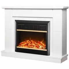 Șemineu electric ArtFlame Maxim & Mars, 845x1100x300 mm, Alb