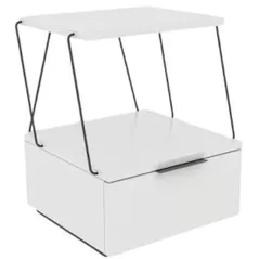 Noptieră Trendy Tekoba Alb, 42x52x41cm (GTR001532)