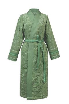 Домашний текстиль Pip Studio 332478 Jasmin Jacquard Bathrobe Green S