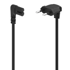 Cablu pentru AV Hama 223284 Power Cable Angled Bi Sides Euro Plug AC C7 3m