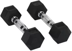 Ganteră PX Sport 10233 Gantera Rubber Hex Dumbbells 22.5kg, DB139-22.5