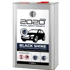 Средство для ухода за авто Polychrom 2020 Polish pentru roți silicon BLACK SHINE, 4 L