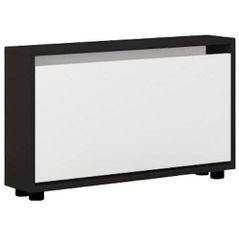 Raft pentru încălțăminte Mobildor-Lux Leo Slim 50x16x47H cm Anthracite/White
