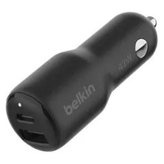 Încărcător pentru automobil Belkin CCB005BTBK 42w - 30w USB-C PD PPS + 12w USB-A Car Charger