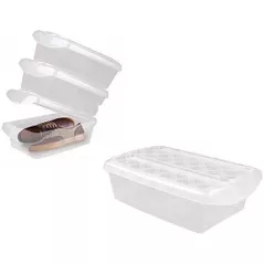 Короб для хранения Бытпласт 46220 Econova Combo box 36x24x13cm 7l, откидная крышка