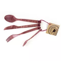 Посуда походная Kupilka 971739 KCUTR0 Набор столовых приборов 4pcs (red)