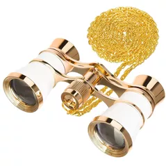 Binoclu Levenhuk Broadway 325B White Opera Glasses