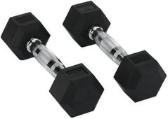 Ganteră PX Sport 10229 Gantera Rubber Hex Dumbbells 12.5kg, DB139-12.5