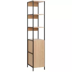 Офисный стеллаж Deco Lanta S 33x41x176H Oak/Black