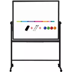 Офисная доска Deli DLE7882 120х90см мобильная, металл