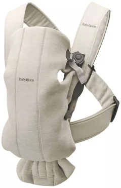 Кенгуру BabyBjorn 021087E1 Mini 3D Jersey, Light Beige