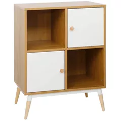 Comodă Deco Marani 2 sertar 60x40x81H White/Oak