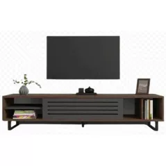 Comodă TV Trendy Eray, Nuc, Antracit