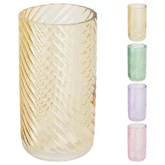 Ваза H&S 52553 Vaza din sticla Cilindru D9.8cm, H19сm (în asort.)