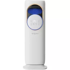 Охладитель воздуха EvoAir 4 в 1 башенный вентилятор BRIIS GOLD WHITE, обогреватель воздуха, охладитель, увлажнитель, УФ-стерилизатор