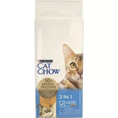 Корм для питомцев Purina Cat Chow Feline 3 in 1 15kg (1)