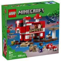 Конструктор Lego 21270 Minecraft Коровник с грибами