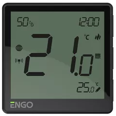 Термостат ENGO Controls EONE-230B prin internet ZigBee, 230V, black
