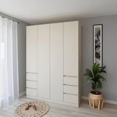 Dulap Smartex (15935) N17 180cm Ivory
