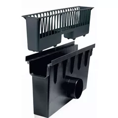 Душевой трап ZMM Maxpol 16042 Canal canalizare PP 500x280x126 mm cu cos de gunoi pentru revizuire Art. 1742+1728