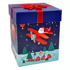 Новогодний декор Promstore 03264.1 Cutie pentru cadouri 20x20x26cm