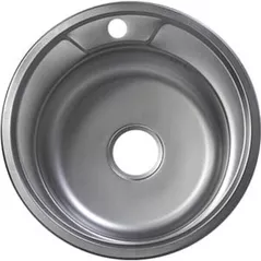 Chiuvetă bucătărie Rubano HD490E incastrabila 490x170mm. inox, periat-0,6mm