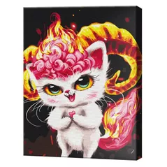 Tablou pe numere BrushMe BS53998 Pictura pe numere 40x50cm Eco Motan Berbec