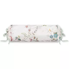 Textile de casă Pip Studio 256106 Kawai Flower Roll Cushion White