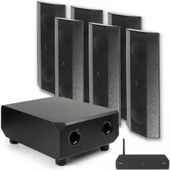 Колонки Hi-Fi LitheAudio 5.1 Wireless Surround Sound Cinema Kit With WiSA Cinema Hub (B-IO1-W-51CH-B)