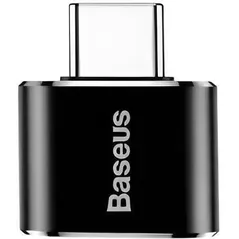 Переходник для IT Baseus CATOTG-01, Mini USB Female to Type-C Male Converter, Black