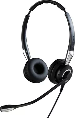 Căști pentru gaming Jabra 2489-820-209 BIZ 2400 II Duo NEXT GENERATION IP Wideband-Headset (QD)