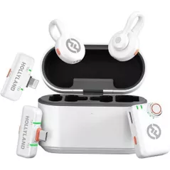 Microfon Hollyland Lark M2S Ultimate Combo (Glacier White)