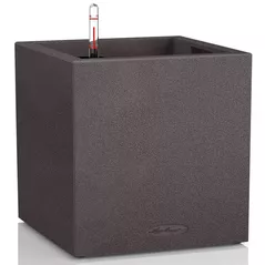 Цветочный горшок Lechuza Canto Color Square 30, Graphite Black