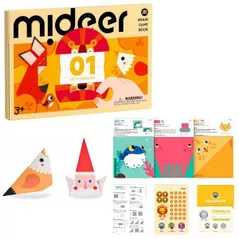 Набор для творчества Mideer MD3363 Let's Origami, Nivelul 1
