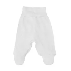 Haine pentru copii Minikin 25110556 Ажурный листик Ползунки р-р56, белый, унисекс