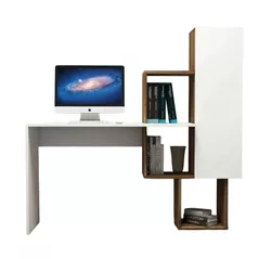 Офисный стол Trendy Acelya, Nuc, Alb 145x141x45cm