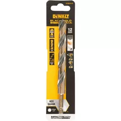 Сверло DeWalt DT20618-QZ бур для металла, черно-золотой, для ударных инструментов, 12 мм (P.1)