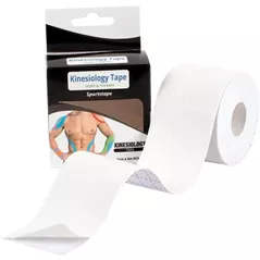 Бандаж спортивный Arena кинезиотейп L-5m h-5см белый