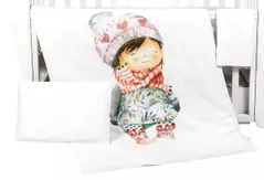 Детское постельное белье PernaMea Set lenjerie 3 piese Premium Little Girl (PM.100469/5)