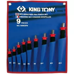 Набор ручных инструментов King Tony 1009GPN набор выколоток с рукояткой 9 пр.