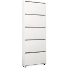 Полка для обуви Mobildor-Lux Leo Slim 50x16x203H cm White