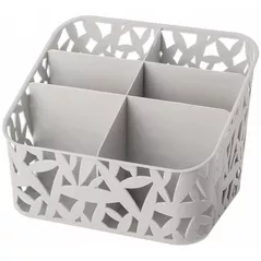 Cutie depozitare Бытпласт 45726 Органайзер для мелочей Econova 6 секций 19.5x16x14cm серый