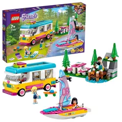 Set de construcție Lego 41681 Forest Camper Van and Sailboat