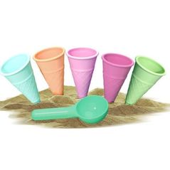 Игрушка для песочницы Androni 3405-00BK Набор д/песка CONI GELATO BAKERY SET